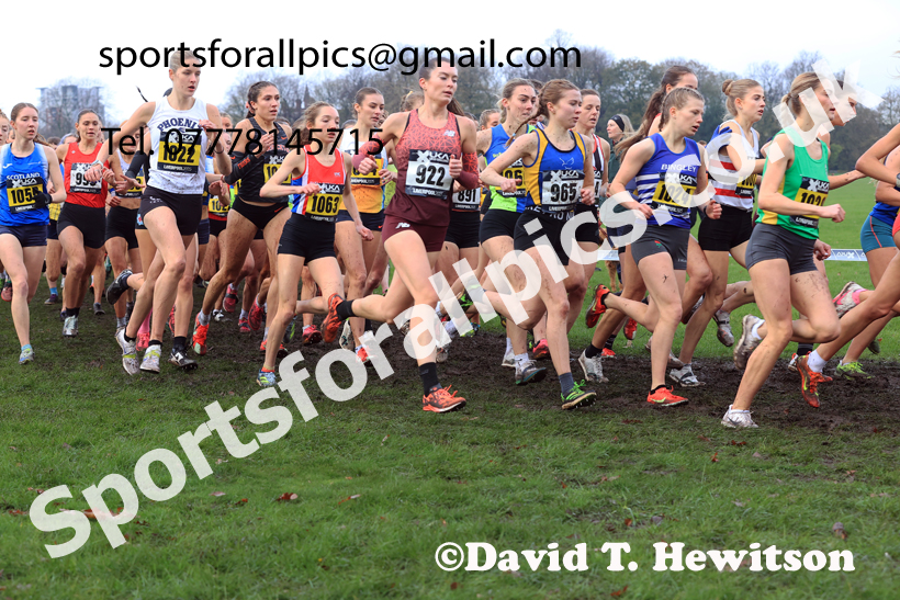 Senior Womens and Under-23s 2025 Liverpool Cross Challenge, Sefton Park, Saturday, November 22th. Photo: David T. Hewitson/Sports for All Pics